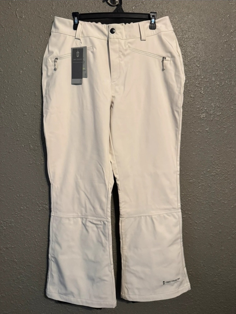 New Free Country Women's Snow Pants Ski Pants Size Large Oyster Color